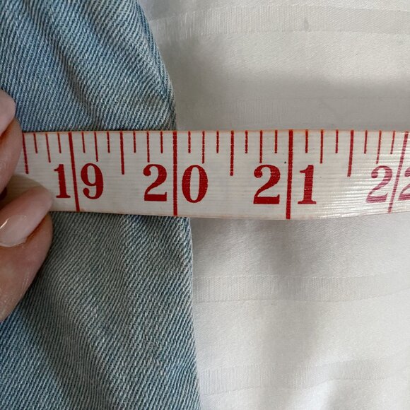 Vero Moda - Abigail Button Down Denim Dress - Light Blue - Picture 12 of 14